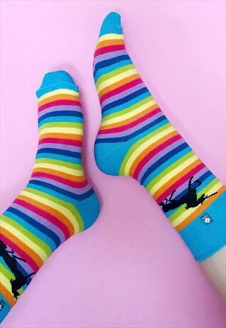 RAINBOW UNICORN SOCKS