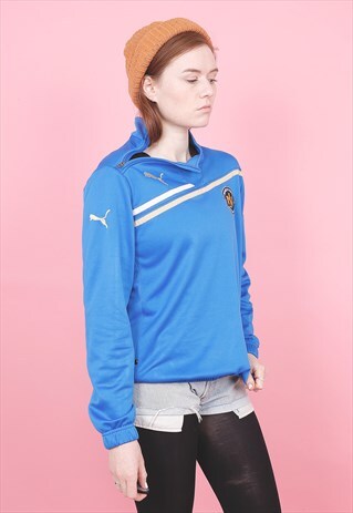 VINTAGE PUMA PULLOVER TRACK JACKET /R4202