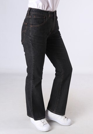 LEVIS 525 FLARE DENIM JEANS FLARED LEG UK 10 (DC5L)