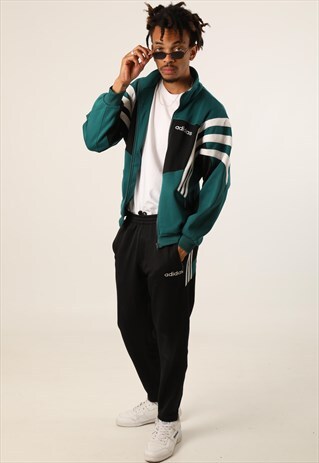 VINTAGE ADIDAS EMBROIDERED LOGO FULL TRACKSUIT