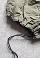 VINTAGE ABERCROMBIE AND FITCH KHAKI CARGO JOGGING PANTS Y2K