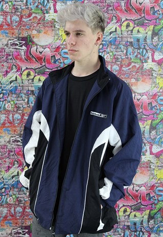 VINTAGE REEBOK SHELL JACKET / WINDBREAKER BRANDED SPORTSWEAR