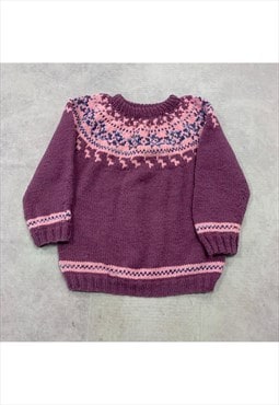 Vintage Knitted Jumper Women's M