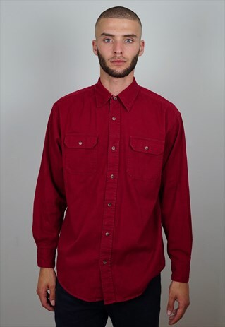 VINTAGE WORKER UTILITY STYLE SHIRT