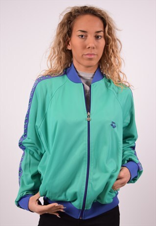 VINTAGE LOTTO TRACKSUIT TOP JACKET GREEN