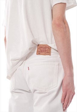 Vintage LEVIS 501 Jeans Denim Pants 90s White