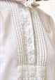AUSTRIAN BAVARIAN DIRNDL VICTORIAN BUTTONS BLOUSE 5488