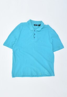 Vintage 90's Fila Polo Shirt Turquoise