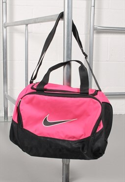Vintage Nike Gym Bag in Pink Training Duffle Bag 