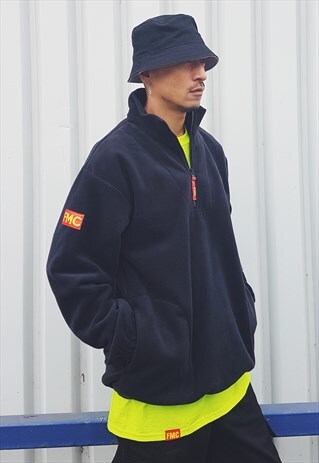 FMC QUARTER ZIP FLEECE BLACK