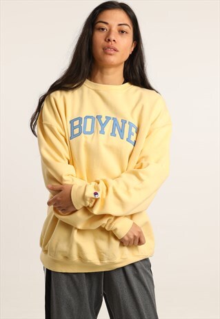 VINTAGE CHAMPION EMBROIDERED SWEATSHIRT
