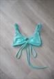 MINT RUCHED BIKINI TOP