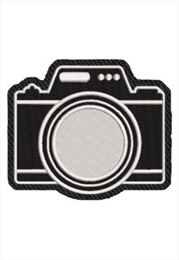 Embroidered Camera iron on patch / sew on patches