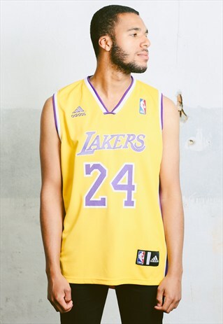 VINTAGE ADIDAS LAKERS SPORTS JERSEY