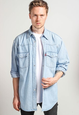 VINTAGE OVERSIZED LEVI'S DENIM SHIRT