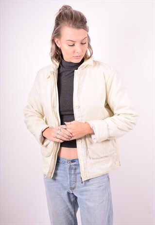 SERGIO TACCHINI WOMENS VINTAGE JACKET MEDIUM BEIGE 90'S