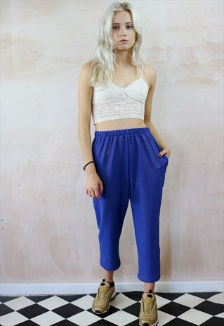 BLUE N GOLD PEG PANTS