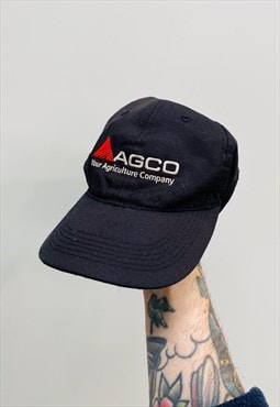 Vintage AGCO Embroidered Canvas Hat Cap