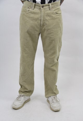 VINTAGE LEVI'S 90'S BEIGE CORD JEANS
