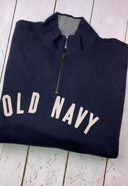vintage y2k old navy half zip jumper