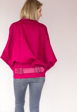 VINTAGE 80'S PURE WOOL BATWING COAT