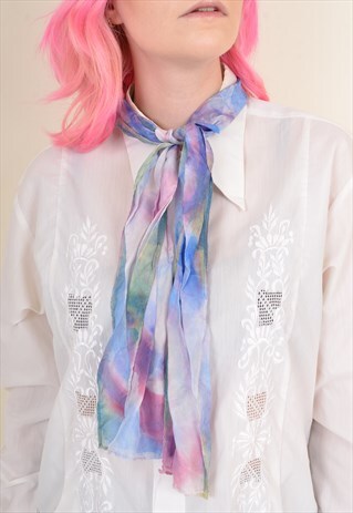 VINTAGE PATTERNED SCARF / FACE COVERING / HEADBAND
