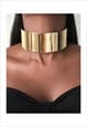 CHOKER Necklace large or small round smooth surface