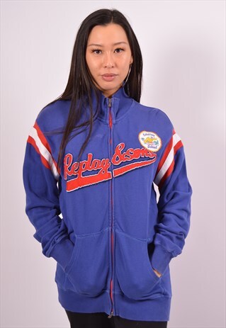 VINTAGE REPLAY TRACKSUIT TOP JACKET BLUE