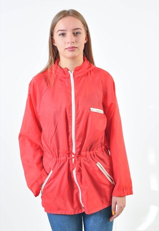 VINTAGE WINDBREAKER RAIN PARKA JACKET