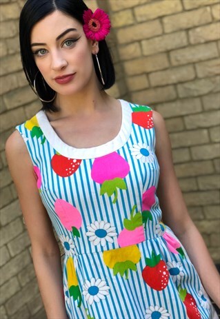 CRAZY DAISY- CUTE 60S/70S DRESS