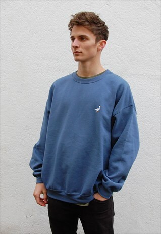 G&G UNISEX INDIGO GOOSE SWEATSHIRT