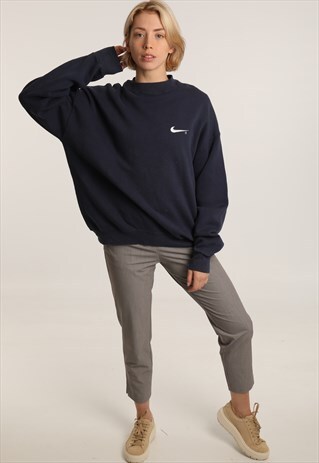 90S NIKE EMBROIDERED LOGO SWEATSHIRT