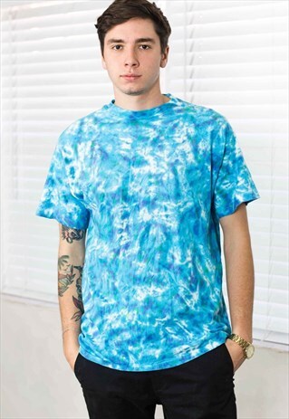 VINTAGE TIE DYE T-SHIRT 90S L 7.9