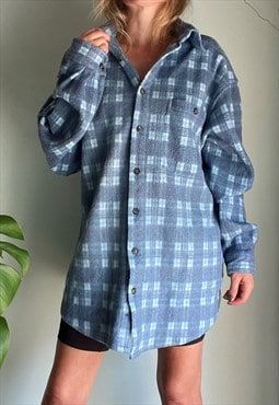 Vintage Checked Fleece Shirt