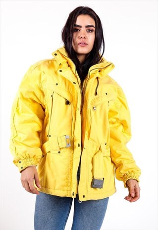 VINTAGE YELLOW PUFFER JACKET J3421