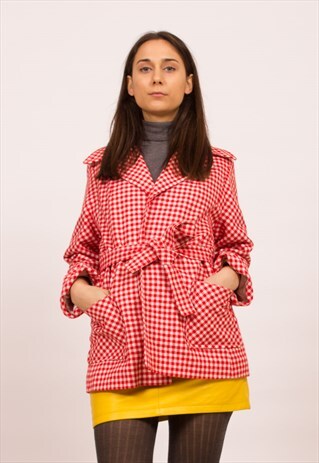 PLAID JACKET