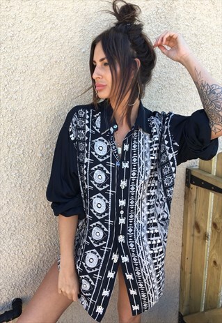 OVERSIZED RETRO 90S 80S VINTAGE UNISEX FESTIVAL SHIRT