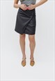 VINTAGE 90S OFFICE SIREN ASYMMETRIC MINI SKIRT