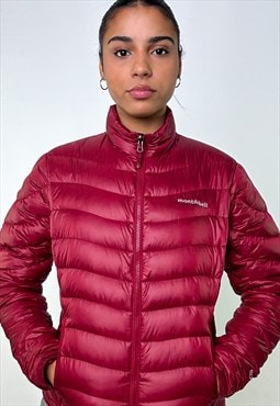 Red 90s Mont Bell EX 700 Puffer Jacket Coat