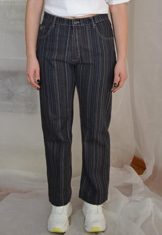 vintage striped trousers