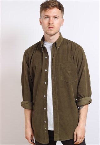 VINTAGE CORDUROY RALPH LAUREN CHAPS SHIRT