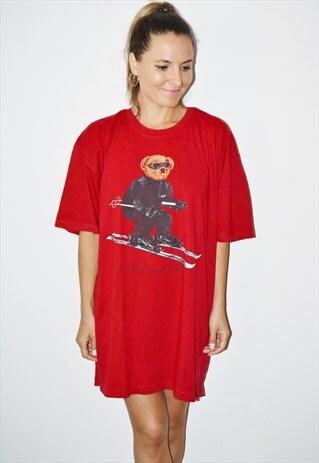90S RARE POLO BEAR BY RALPH LAUREN VINTAGE T-SHIRT / TEE