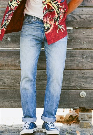 VINTAGE LEVIS 501 XX LIGHT BLUE JEANS