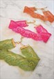 GREEN LACE CHOKER