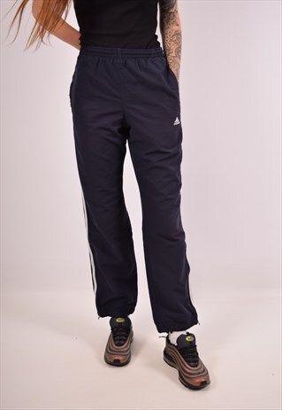 VINTAGE ADIDAS TRACKSUIT TROUSERS BLUE