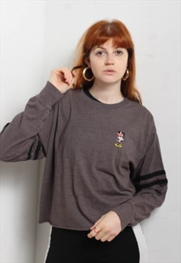 Vintage Disney Minnie Mouse Sweatshirt Grey