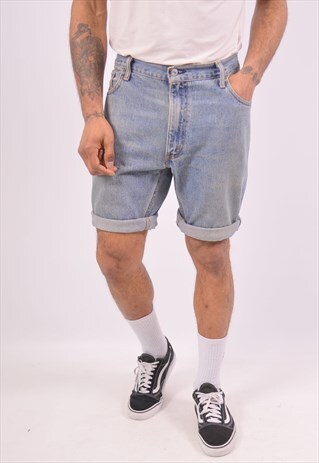 VINTAGE LEVI'S 505 DENIM SHORTS BLUE