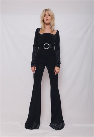 VELVET JUMPSUIT