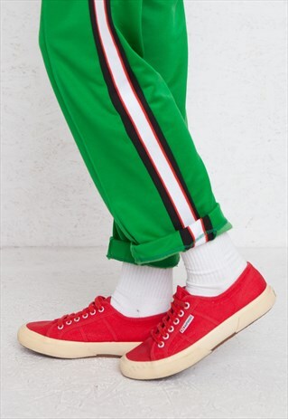 VINTAGE RED SUPERGA TRAINERS