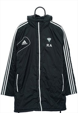 Vintage Adidas Football Black Coat Mens